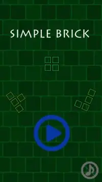 Simple Brick - Blue Neon Classic Tetris Free Screen Shot 3