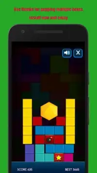 Hexagon Fall Physic Game Screen Shot 1