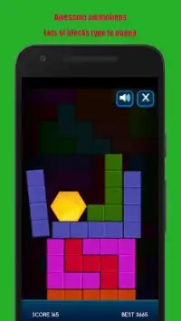 Hexagon Fall Physic Game Screen Shot 0