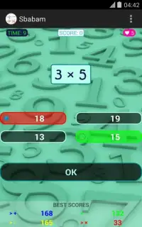 Sbabam - Math exercises Screen Shot 1