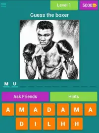 Boxing Quiz - Guess Boxer Screen Shot 5