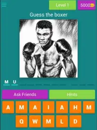Boxing Quiz - Guess Boxer Screen Shot 11