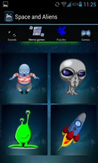 Space Games For Kids: Aliens Screen Shot 7