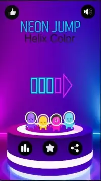 Neon Jump : Helix Color Screen Shot 5