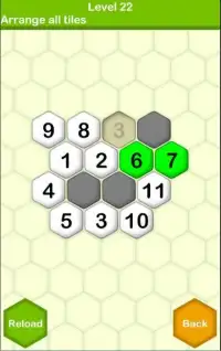 Hexa Puzzle - Number Sorting Brain Game Screen Shot 2