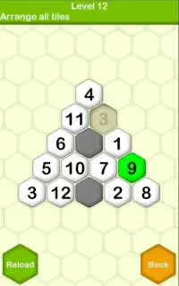 Hexa Puzzle - Number Sorting Brain Game Screen Shot 1