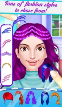 Girls Makeover Hair Salon Game Screen Shot 0