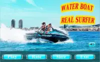 Water Boat Stunt - Real Surfer 2019 Screen Shot 1