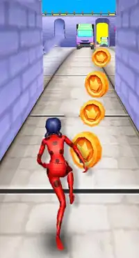 Subway Lady Runner :Super Adventure 3D Game Screen Shot 2