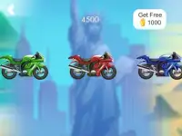 Ben Motorcycle Stunts Racing Screen Shot 0