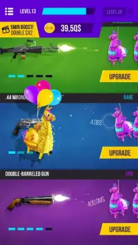 Battle Llama Idle Royale Game Screen Shot 0