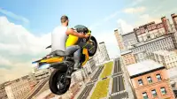 Flying Moto Racer 3d Screen Shot 12