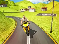 Flying Moto Racer 3d Screen Shot 9