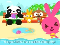 Purple Pink Summer Beach-Kids Party Education App Screen Shot 6