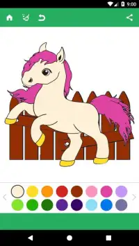 Horse Coloring Pages Screen Shot 3