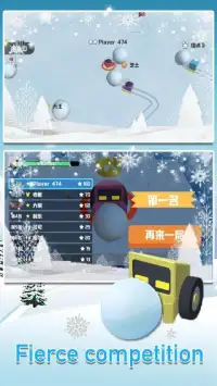 Snowmobile Battle-fun snowball collision .IO Games Screen Shot 4