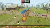 Indian Train Racing Simulator Pro: Train game 2019 Screen Shot 1