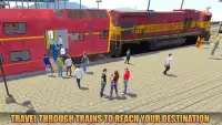 Indian Train Racing Simulator Pro: Train game 2019 Screen Shot 3