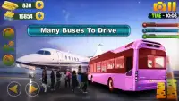 Bus Simulator Free Game 2019:City Airport Driving Screen Shot 1