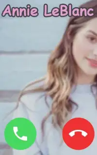Fake Video Call : Annie LeBlanc FakeTime prank Screen Shot 0