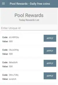 Pool Rewards - Daily Free Coins Screen Shot 1