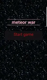Meteor war Screen Shot 1