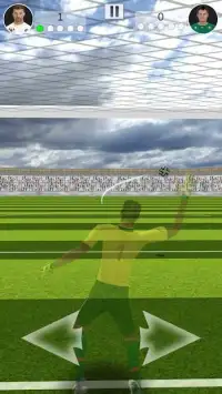 Football Soccer Real Flicker Game2018 Screen Shot 0