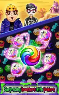 Witchdom 2 – Halloween game Match 3 Puzzle Screen Shot 1