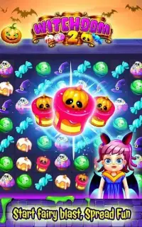 Witchdom 2 – Halloween game Match 3 Puzzle Screen Shot 0