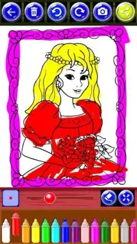 Disney Princess Coloring Pages Screen Shot 0
