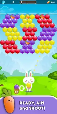 Bunny Bubble Pop: Bubble Shooter Screen Shot 4
