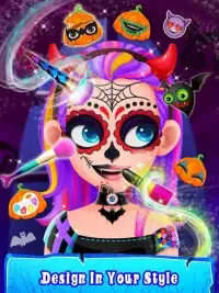 Fashion Face Paint - Crazy Halloween Party Screen Shot 1
