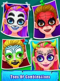 Fashion Face Paint - Crazy Halloween Party Screen Shot 0