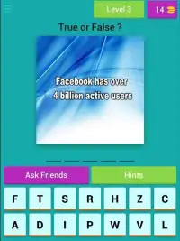 Facebook Quiz App : Social Networking Trivia Game Screen Shot 4