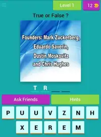 Facebook Quiz App : Social Networking Trivia Game Screen Shot 3