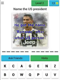 UEFA Game Quiz: FIFA Football Players Trivia Game Screen Shot 5