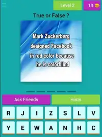 Facebook Quiz App : Social Networking Trivia Game Screen Shot 5