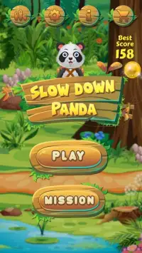 Slow Down Panda: Flying Fast Tap Quest Screen Shot 23