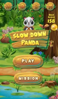 Slow Down Panda: Flying Fast Tap Quest Screen Shot 7
