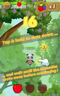 Slow Down Panda: Flying Fast Tap Quest Screen Shot 14