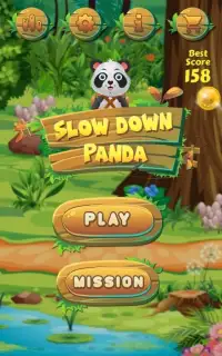 Slow Down Panda: Flying Fast Tap Quest Screen Shot 15