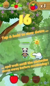 Slow Down Panda: Flying Fast Tap Quest Screen Shot 6