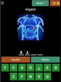 Quiz de Anatomía Screen Shot 10