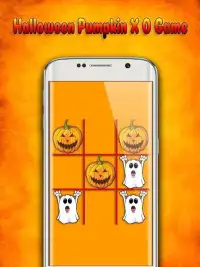 Halloween Pumpkin X O Game Screen Shot 1