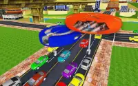 Futuristic Gyroscopic Bus City Driving Screen Shot 0
