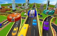 Futuristic Gyroscopic Bus City Driving Screen Shot 1