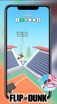 Flip dunk io - dunk flip game Screen Shot 0