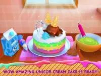 Unicorn Ice Cream Cake Maker : Sweet Dessert Shop Screen Shot 15