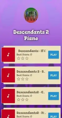 Piano Tuts - Descendant 2 Piano Tiles Game Screen Shot 1
