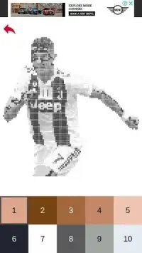 Football Players Color by Number - Pixel Art Games Screen Shot 5